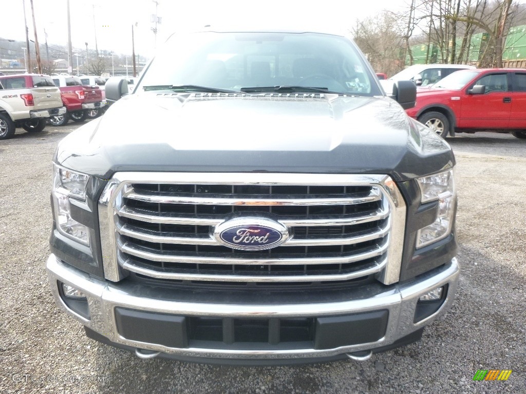 2017 F150 XLT SuperCab 4x4 - Lithium Gray / Earth Gray photo #7