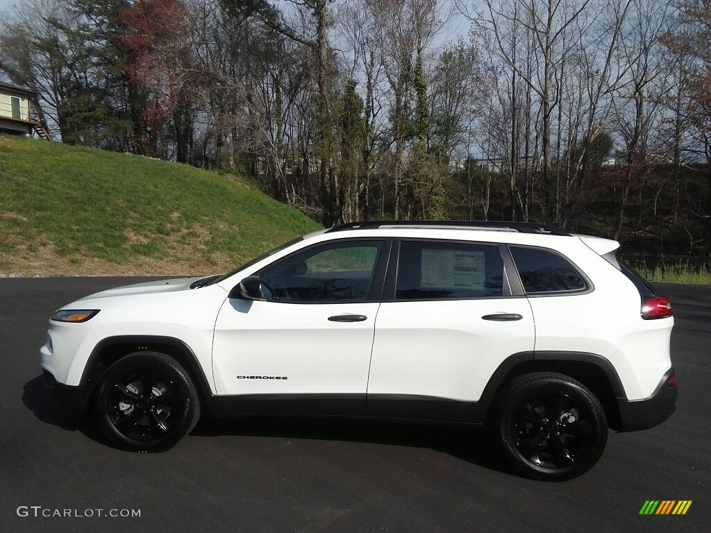 Bright White Jeep Cherokee