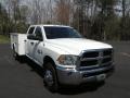 2017 Bright White Ram 3500 Tradesman Crew Cab 4x4 Chassis  photo #3