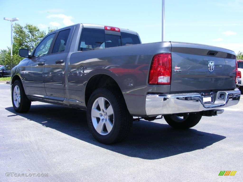 2009 Ram 1500 SLT Quad Cab - Mineral Gray Metallic / Dark Slate/Medium Graystone photo #2