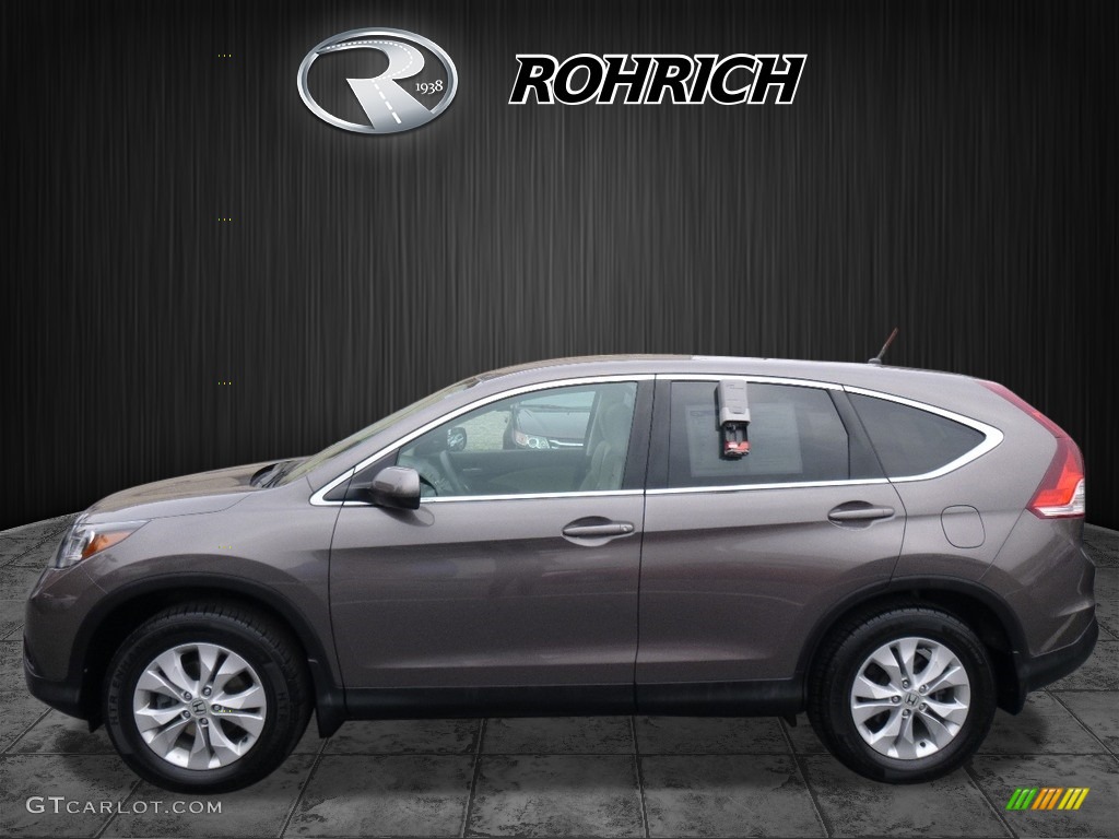 2014 CR-V EX AWD - Alabaster Silver Metallic / Beige photo #4