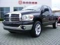 2008 Brilliant Black Crystal Pearl Dodge Ram 1500 Big Horn Edition Quad Cab  photo #1