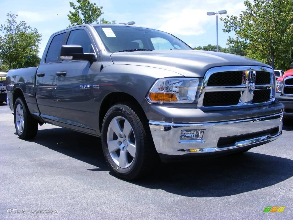 2009 Ram 1500 SLT Quad Cab - Mineral Gray Metallic / Dark Slate/Medium Graystone photo #4