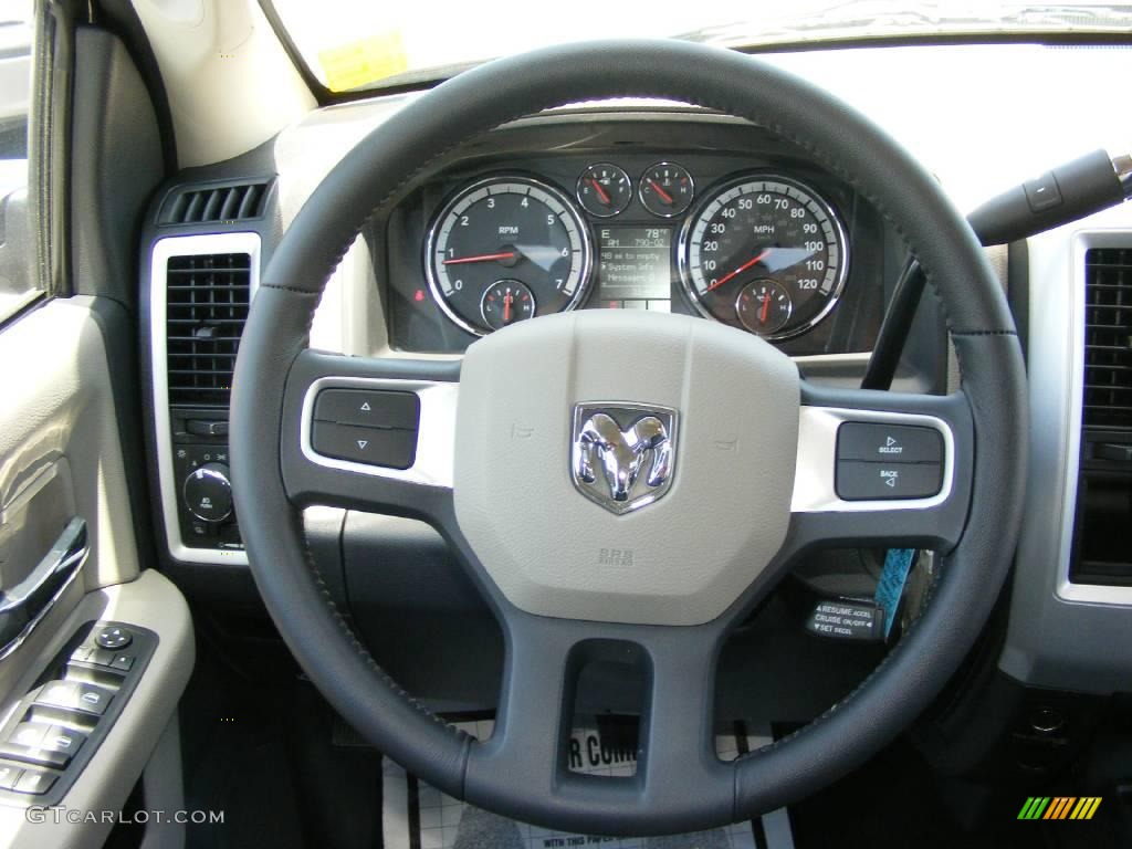 2009 Ram 1500 SLT Quad Cab - Mineral Gray Metallic / Dark Slate/Medium Graystone photo #10