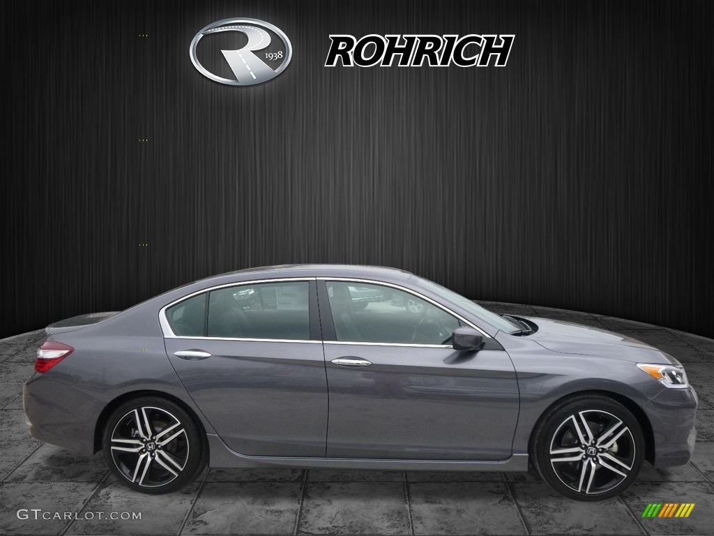 2017 Accord Sport Special Edition Sedan - Modern Steel Metallic / Black photo #2