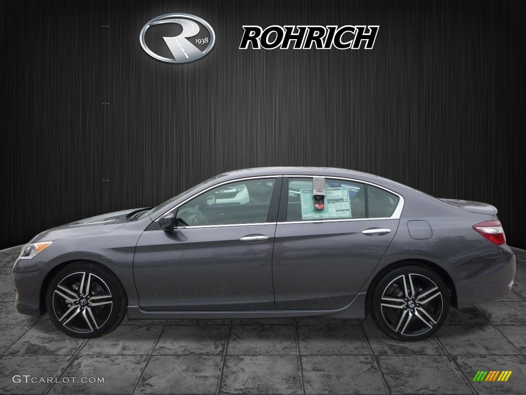 2017 Accord Sport Special Edition Sedan - Modern Steel Metallic / Black photo #3