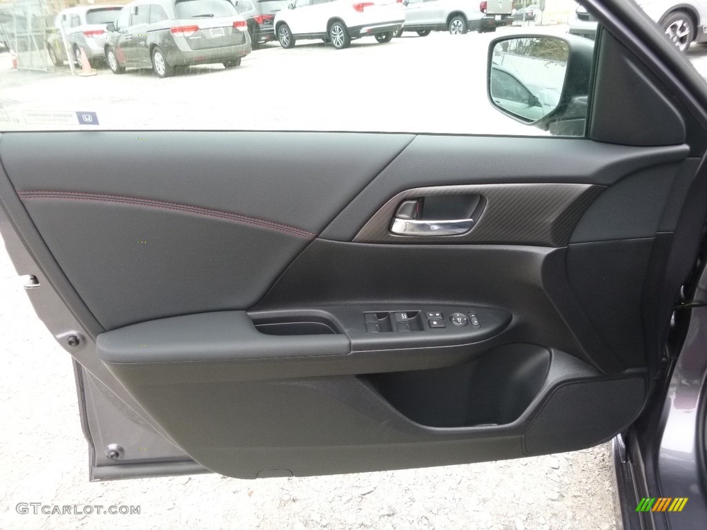 2017 Accord Sport Special Edition Sedan - Modern Steel Metallic / Black photo #9