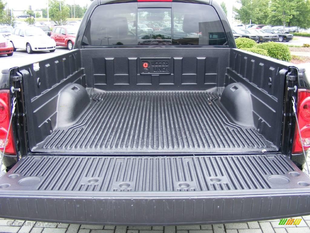 2008 Ram 1500 Big Horn Edition Quad Cab - Brilliant Black Crystal Pearl / Medium Slate Gray photo #15