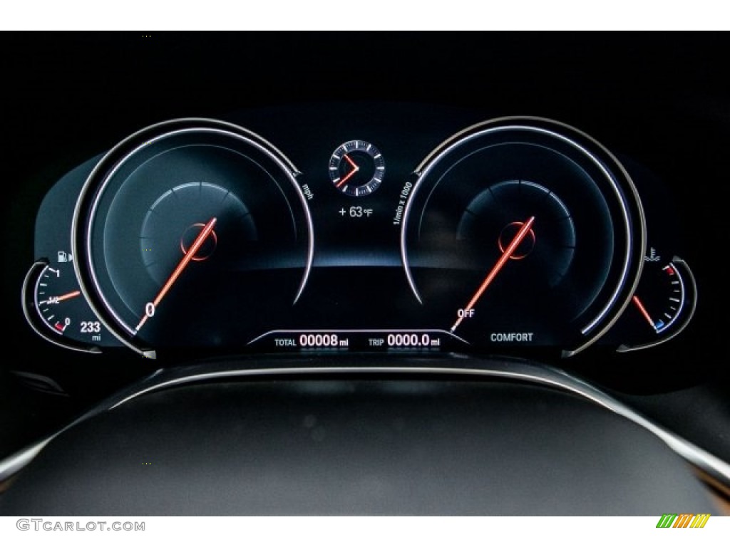 2017 7 Series 740i Sedan - Mineral White Metallic / Cognac photo #7