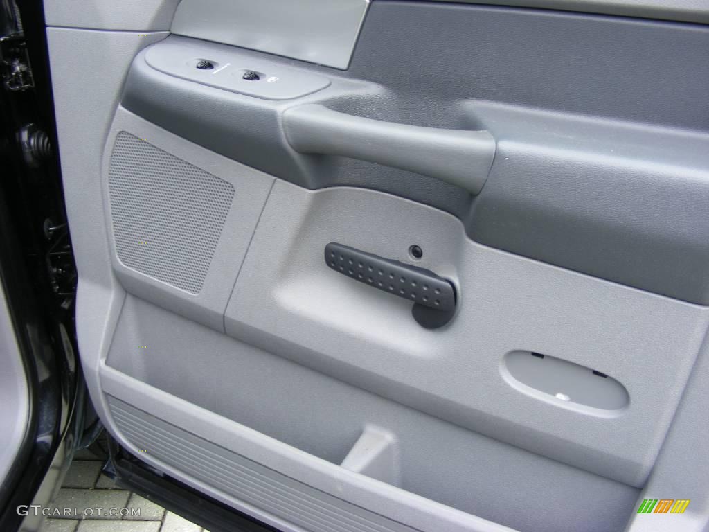 2008 Ram 1500 Big Horn Edition Quad Cab - Brilliant Black Crystal Pearl / Medium Slate Gray photo #20