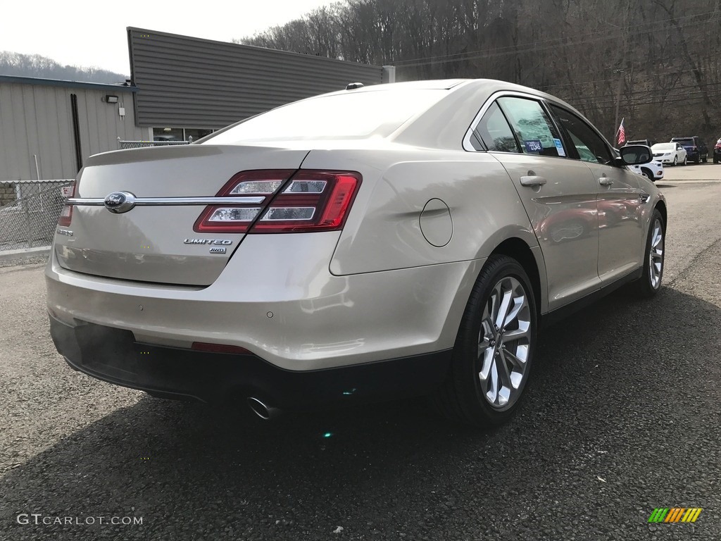 2017 Taurus Limited AWD - White Gold / Charcoal Black photo #5