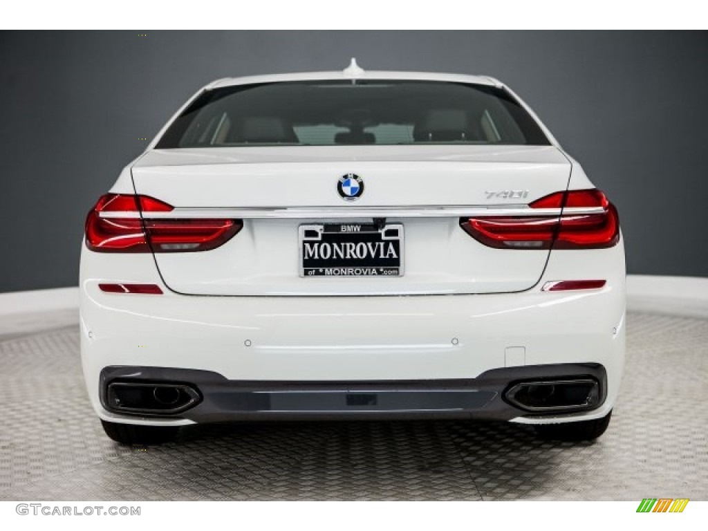 2017 7 Series 740i Sedan - Mineral White Metallic / Ivory White/Black photo #4