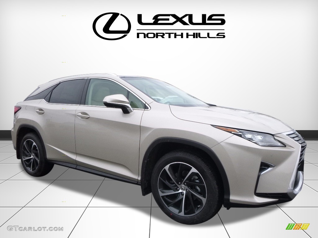 2017 RX 350 AWD - Satin Cashmere Metallic / Parchment photo #1