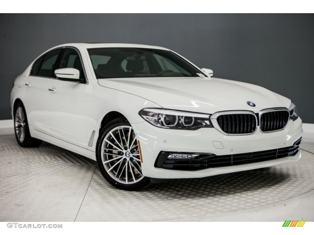 2017 5 Series 530i Sedan - Alpine White / Black photo #12