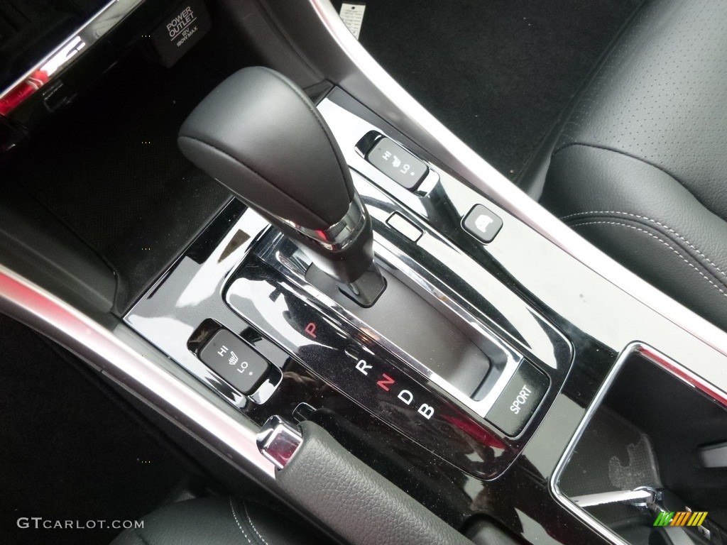 2017 Accord Hybrid EX-L Sedan - Vortex Blue Pearl / Black photo #12