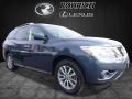 2013 Arctic Blue Metallic Nissan Pathfinder SV 4x4  photo #1