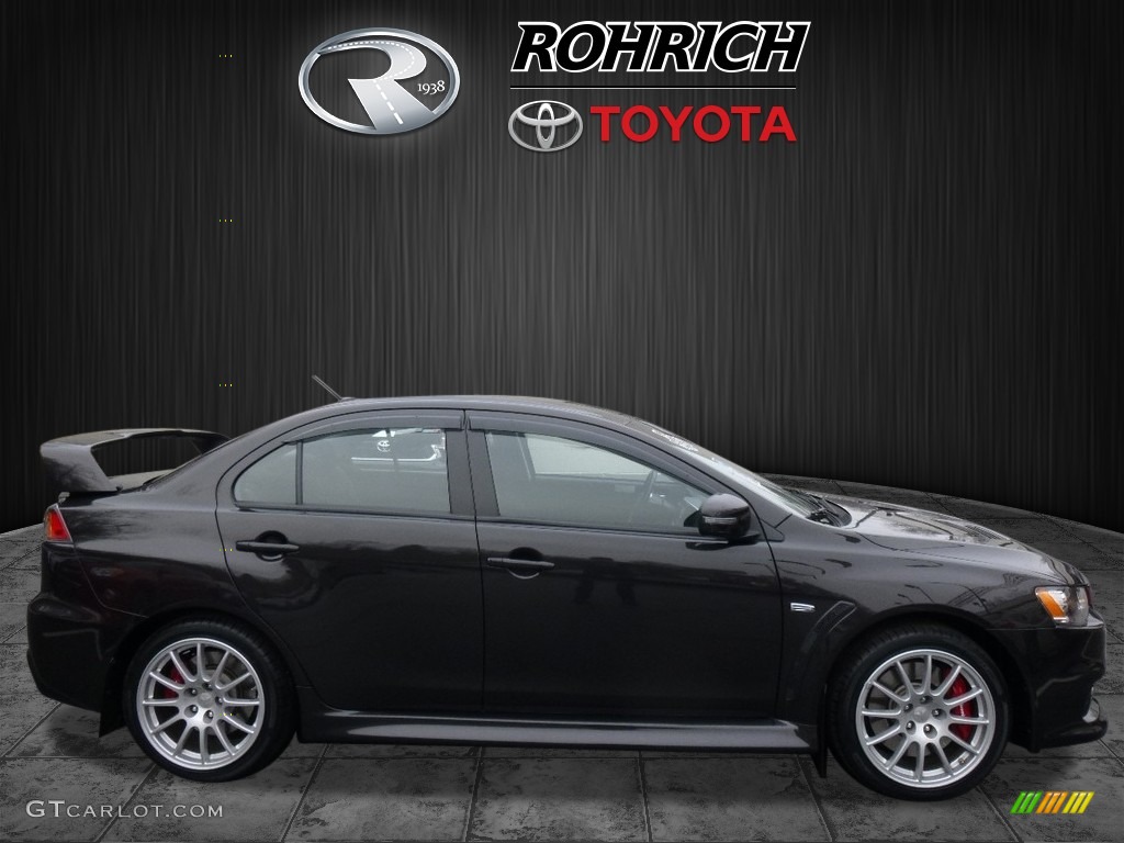 2015 Lancer Evolution GSR - Phantom Black / Black photo #2