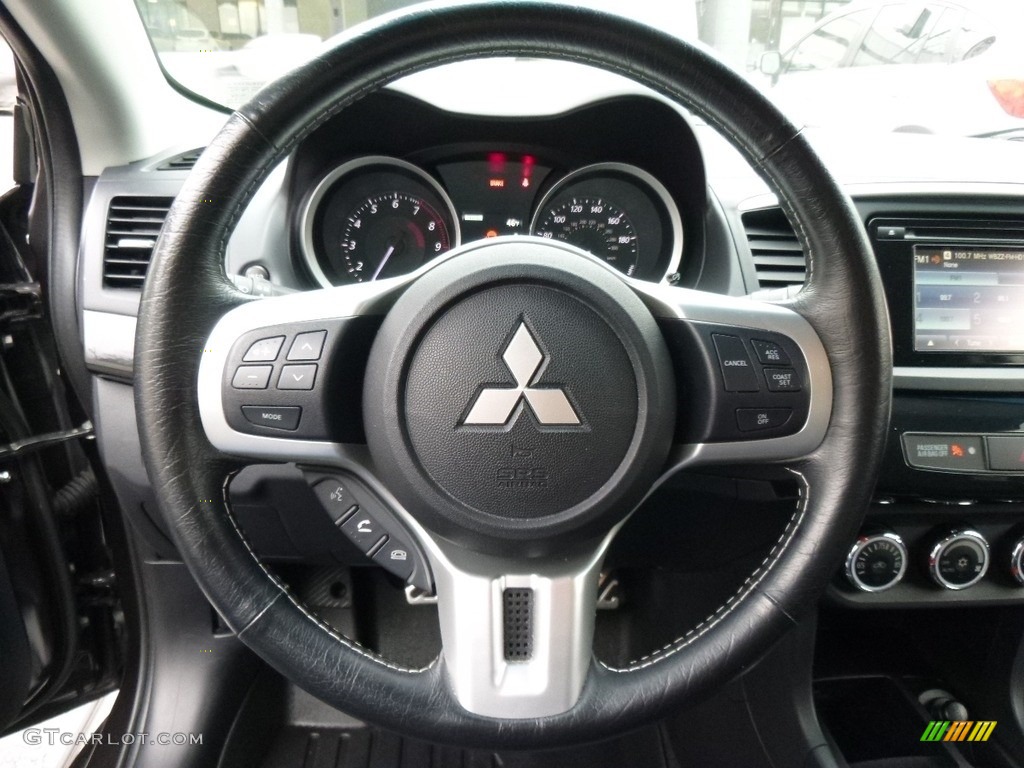 2015 Lancer Evolution GSR - Phantom Black / Black photo #19