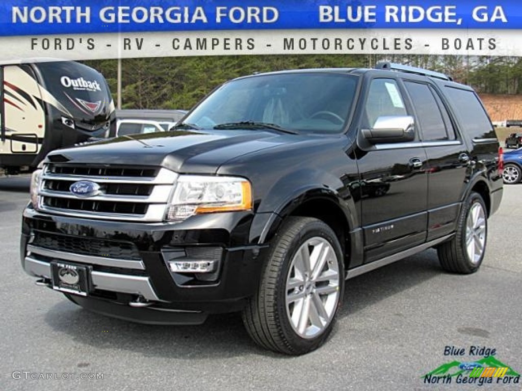 2017 Expedition Platinum 4x4 - Shadow Black / Ebony photo #1