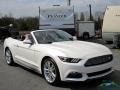 2017 White Platinum Ford Mustang EcoBoost Premium Convertible  photo #8