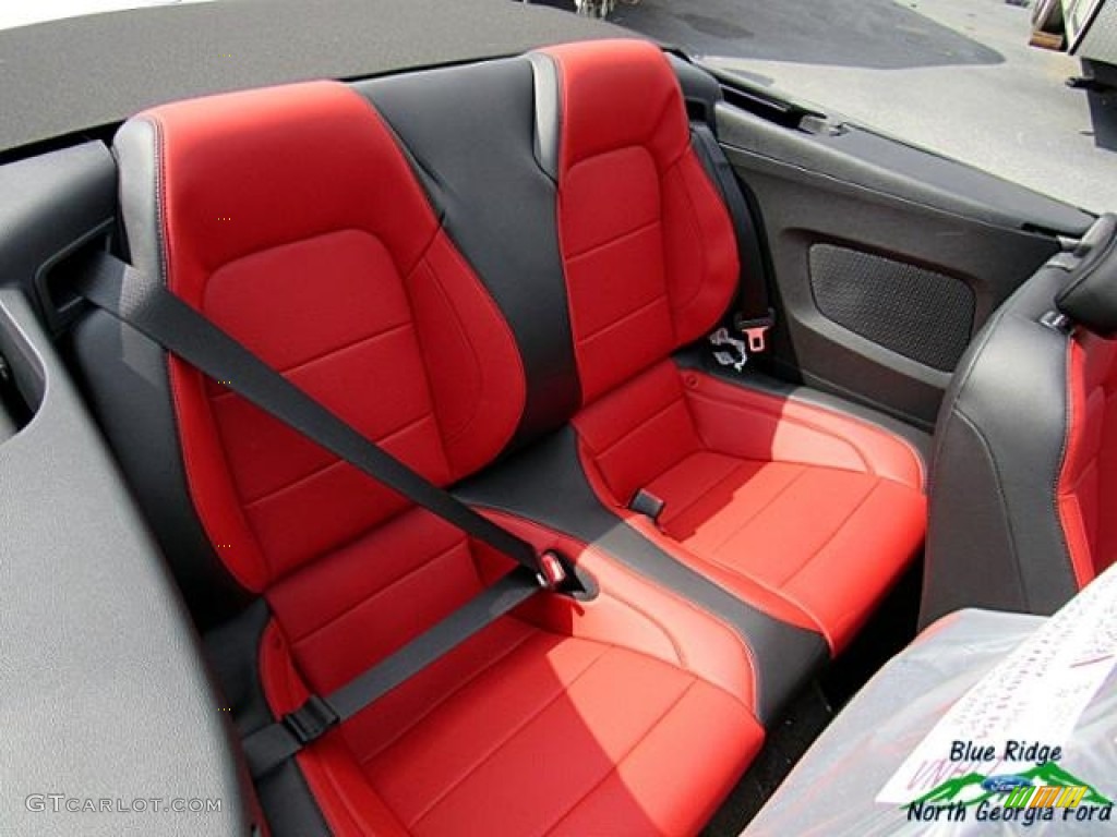 2017 Mustang EcoBoost Premium Convertible - White Platinum / Red Line photo #15