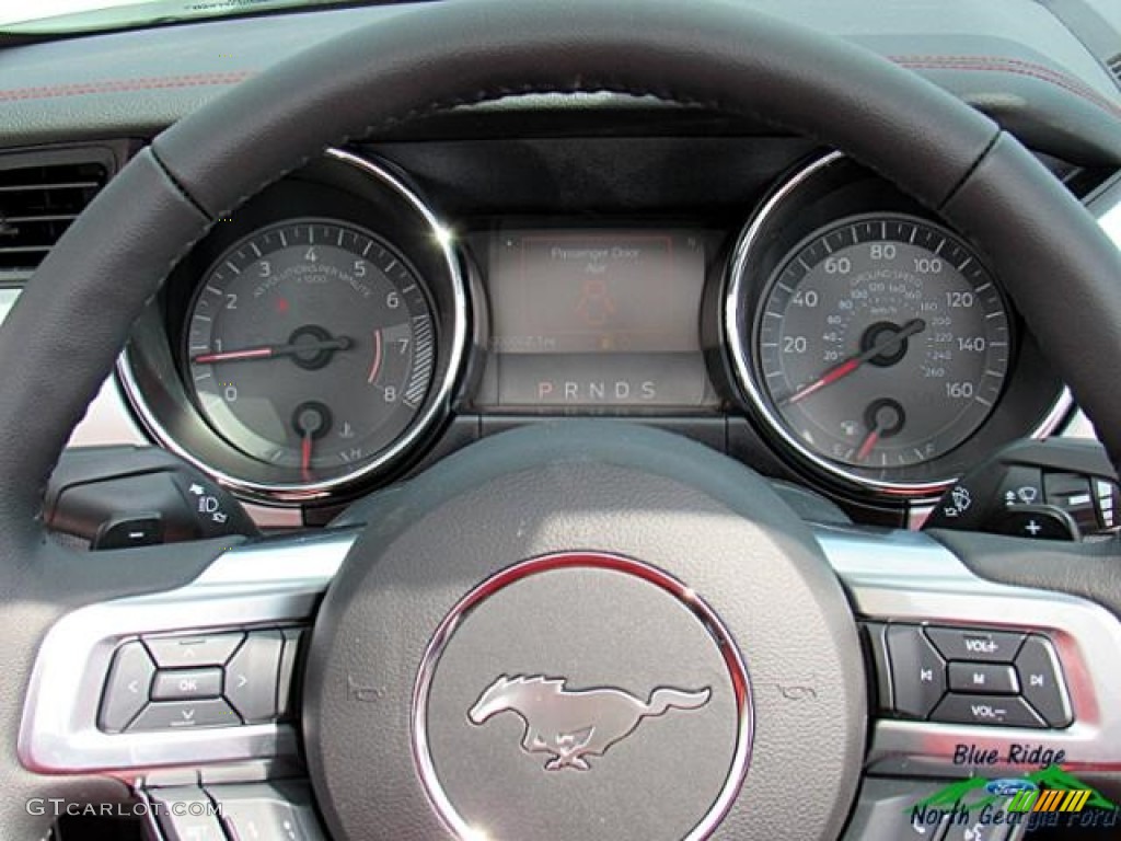 2017 Mustang EcoBoost Premium Convertible - White Platinum / Red Line photo #19