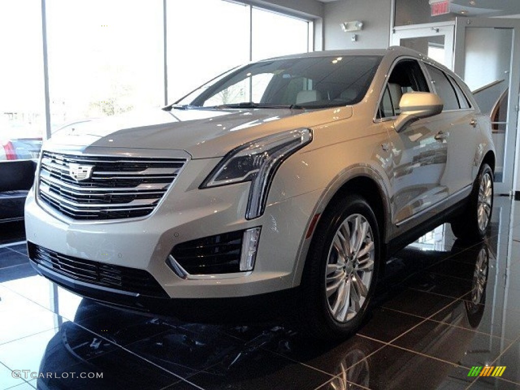 Silver Coast Metallic 2017 Cadillac XT5 Premium Luxury AWD Exterior Photo #119382286