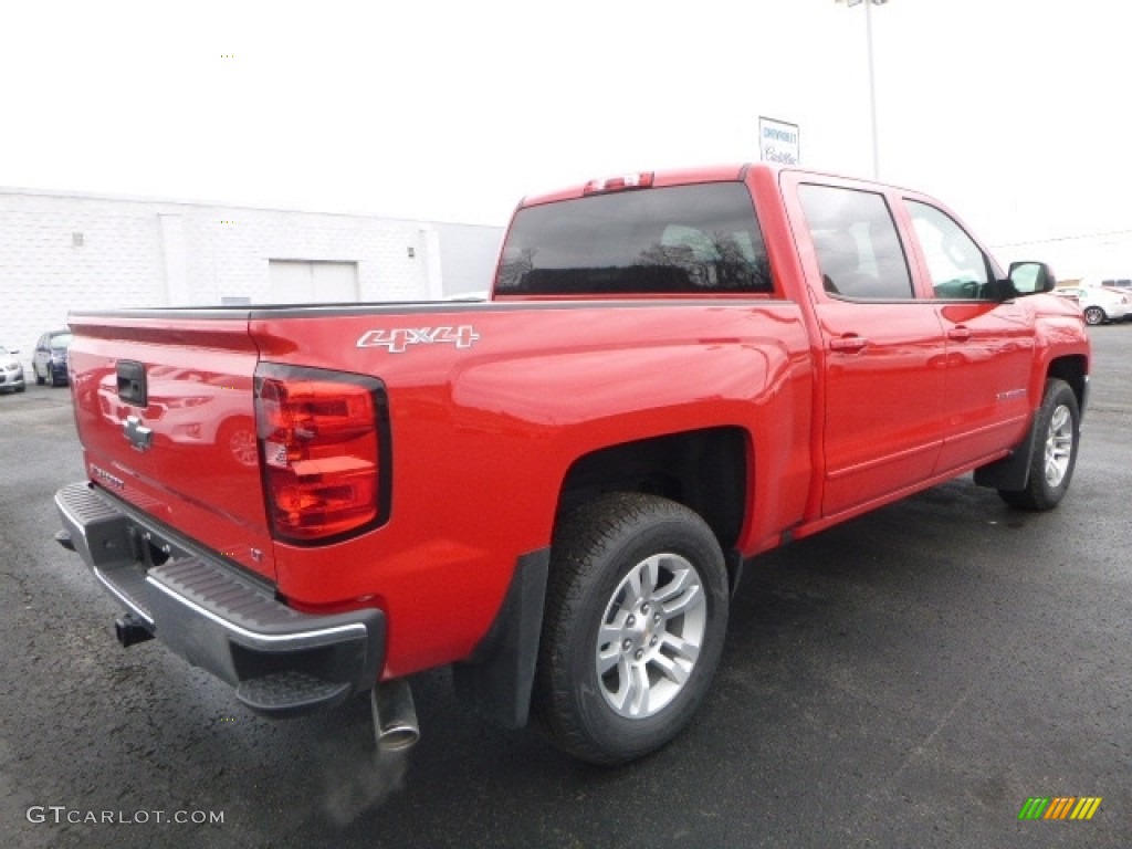 2017 Silverado 1500 LT Crew Cab 4x4 - Red Hot / Jet Black photo #8