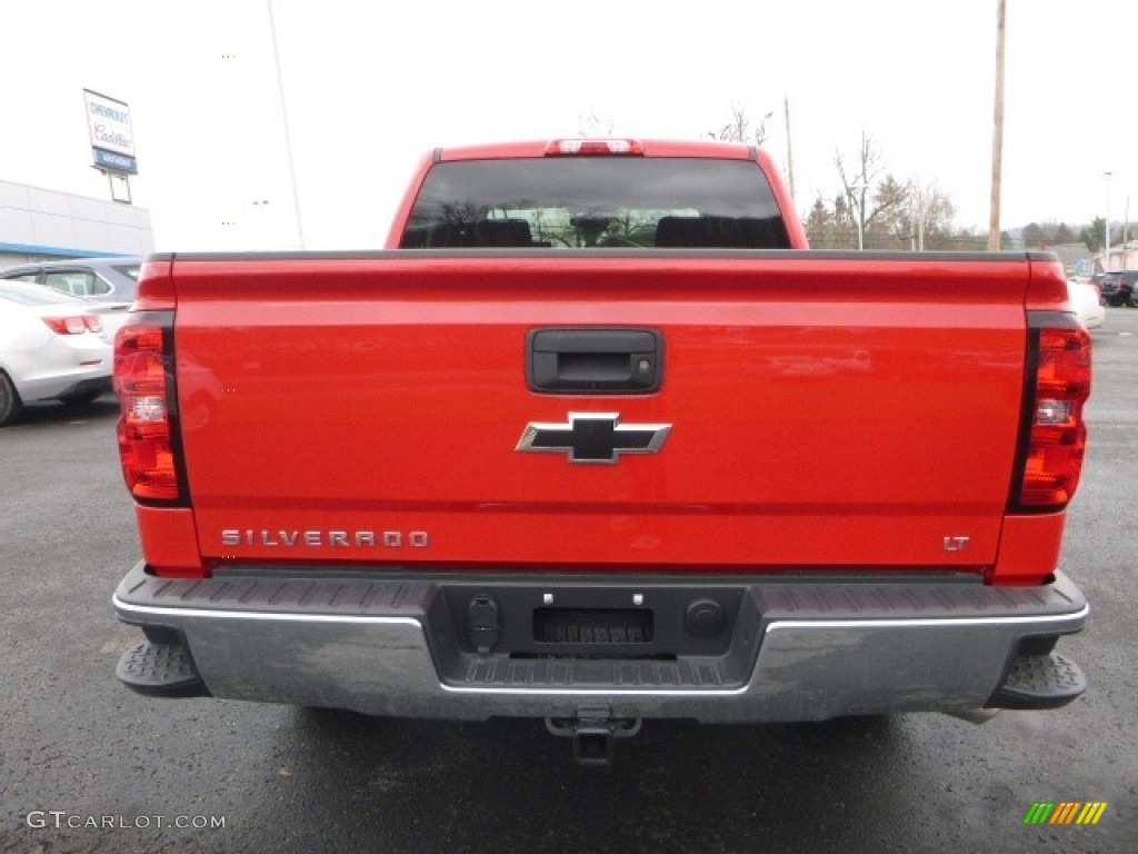 2017 Silverado 1500 LT Crew Cab 4x4 - Red Hot / Jet Black photo #9