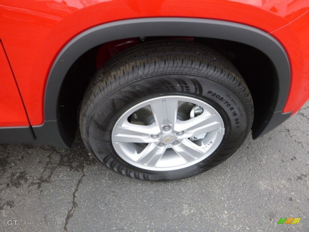 2017 Trax LT AWD - Red Hot / Jet Black photo #2