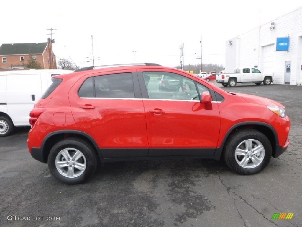 2017 Trax LT AWD - Red Hot / Jet Black photo #3