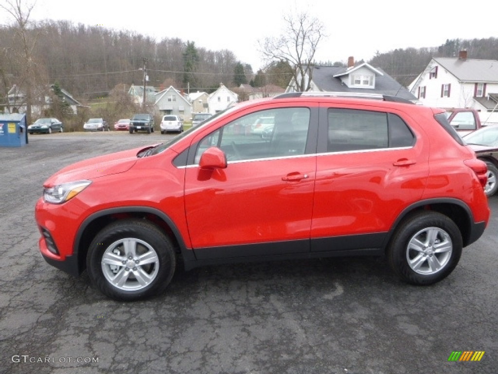 2017 Trax LT AWD - Red Hot / Jet Black photo #7