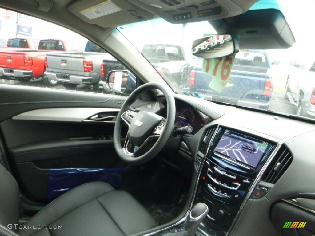 2017 ATS Luxury AWD - Dark Adriatic Blue Metallic / Jet Black photo #5