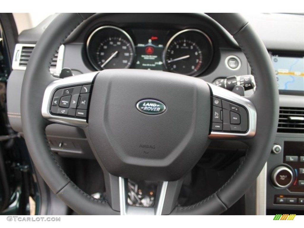 2017 Land Rover Discovery Sport HSE Luxury Tan Steering Wheel Photo #119384248
