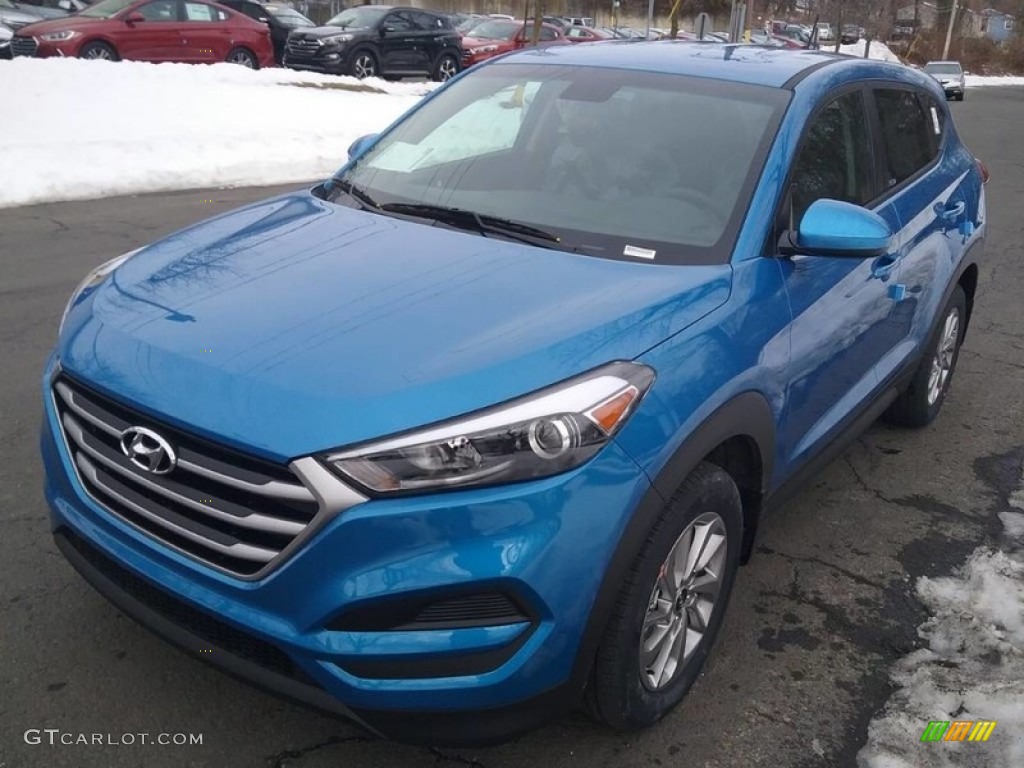 Caribbean Blue 2017 Hyundai Tucson SE Exterior Photo #119385240