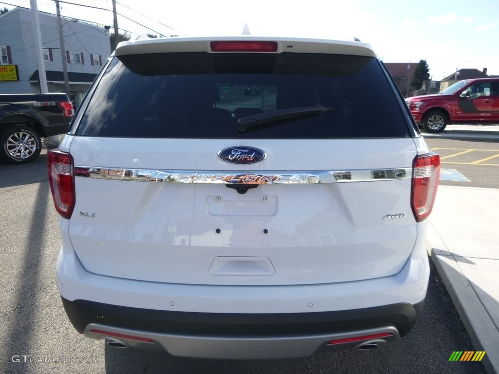 2017 Explorer XLT 4WD - Oxford White / Ebony Black photo #6