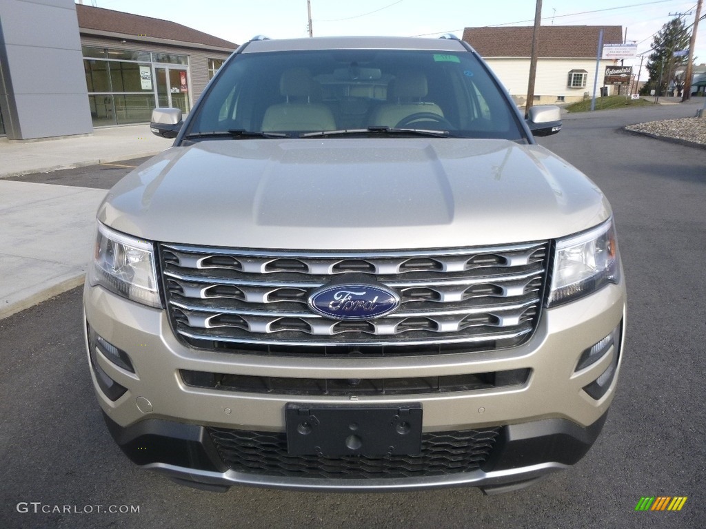 2017 Explorer Limited 4WD - White Gold / Ebony Black photo #2