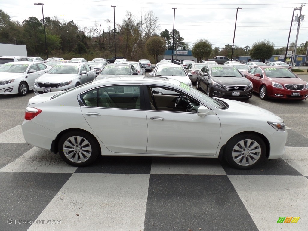 2015 Accord EX-L Sedan - White Orchid Pearl / Ivory photo #3