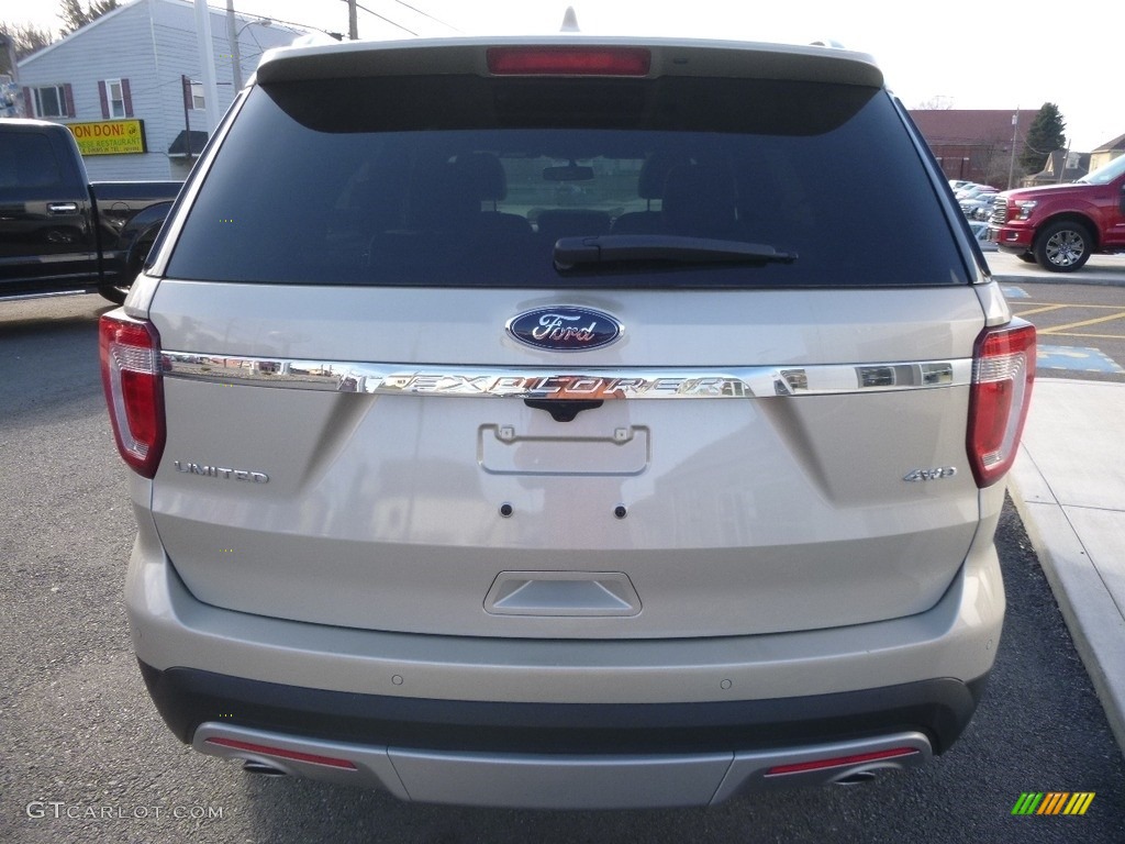 2017 Explorer Limited 4WD - White Gold / Ebony Black photo #6