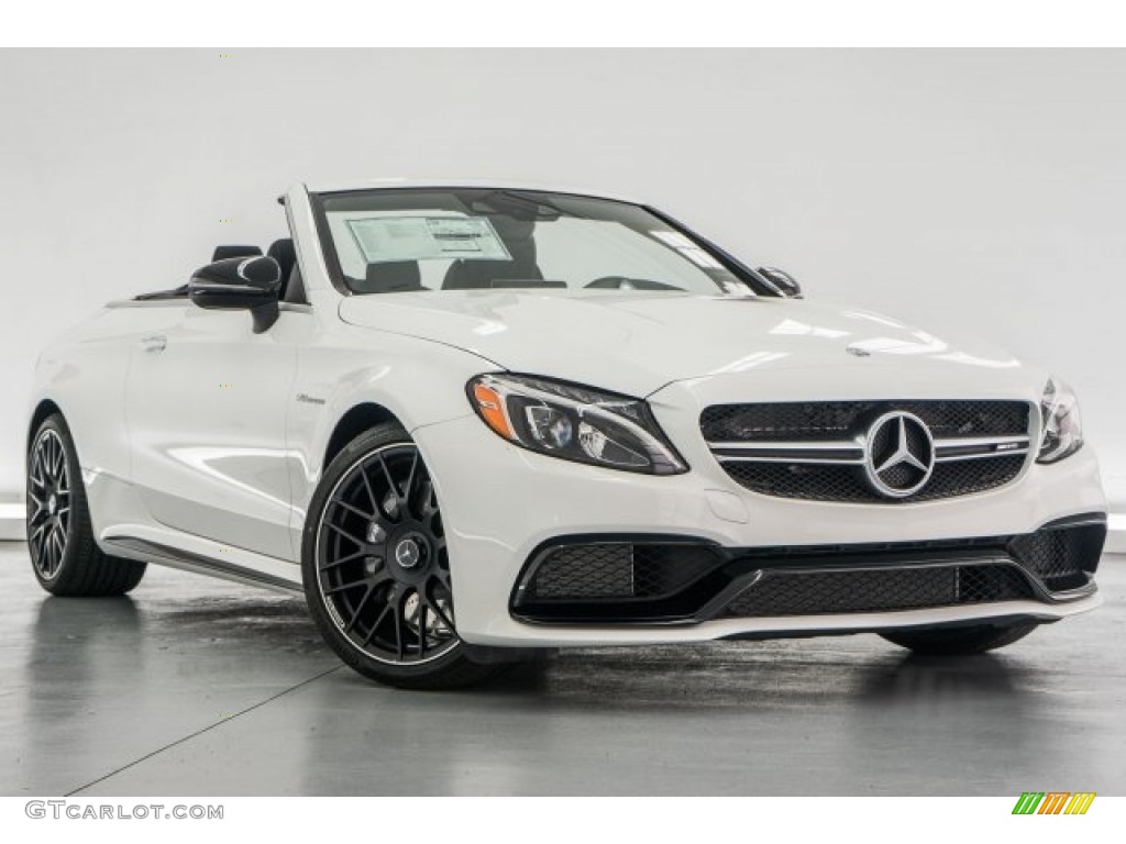 Polar White 2017 Mercedes-Benz C 63 AMG Cabriolet Exterior Photo #119385929