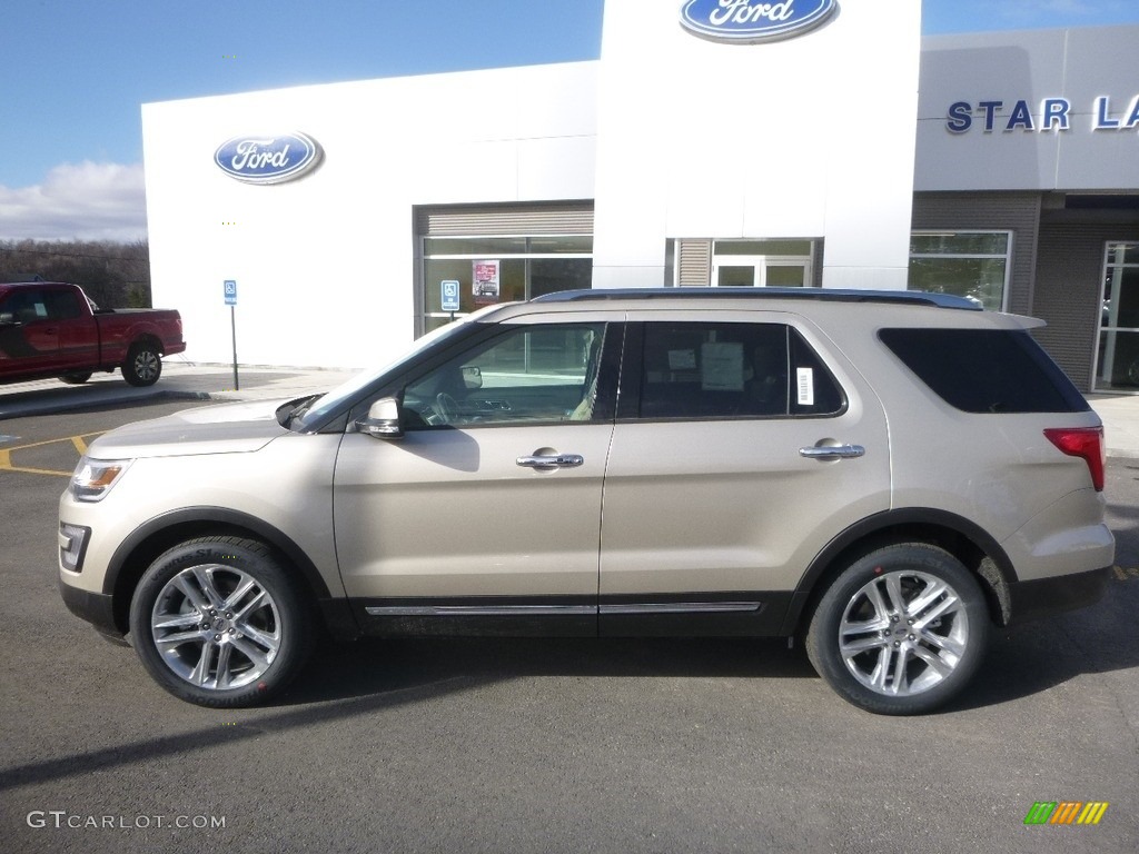 2017 Explorer Limited 4WD - White Gold / Ebony Black photo #9