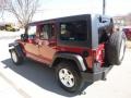 2012 Deep Cherry Red Crystal Pearl Jeep Wrangler Unlimited Sport 4x4  photo #6