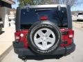 2012 Deep Cherry Red Crystal Pearl Jeep Wrangler Unlimited Sport 4x4  photo #7