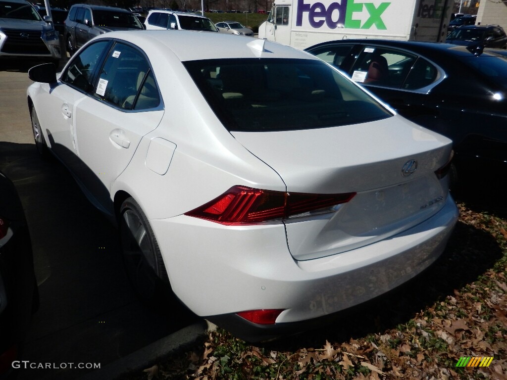2017 IS 300 AWD - Eminent White Pearl / Chateau Beige photo #3