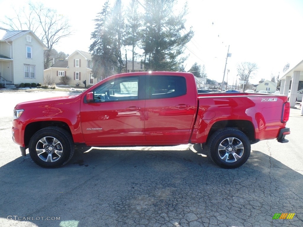 2017 Colorado Z71 Crew Cab 4x4 - Red Hot / Jet Black photo #8