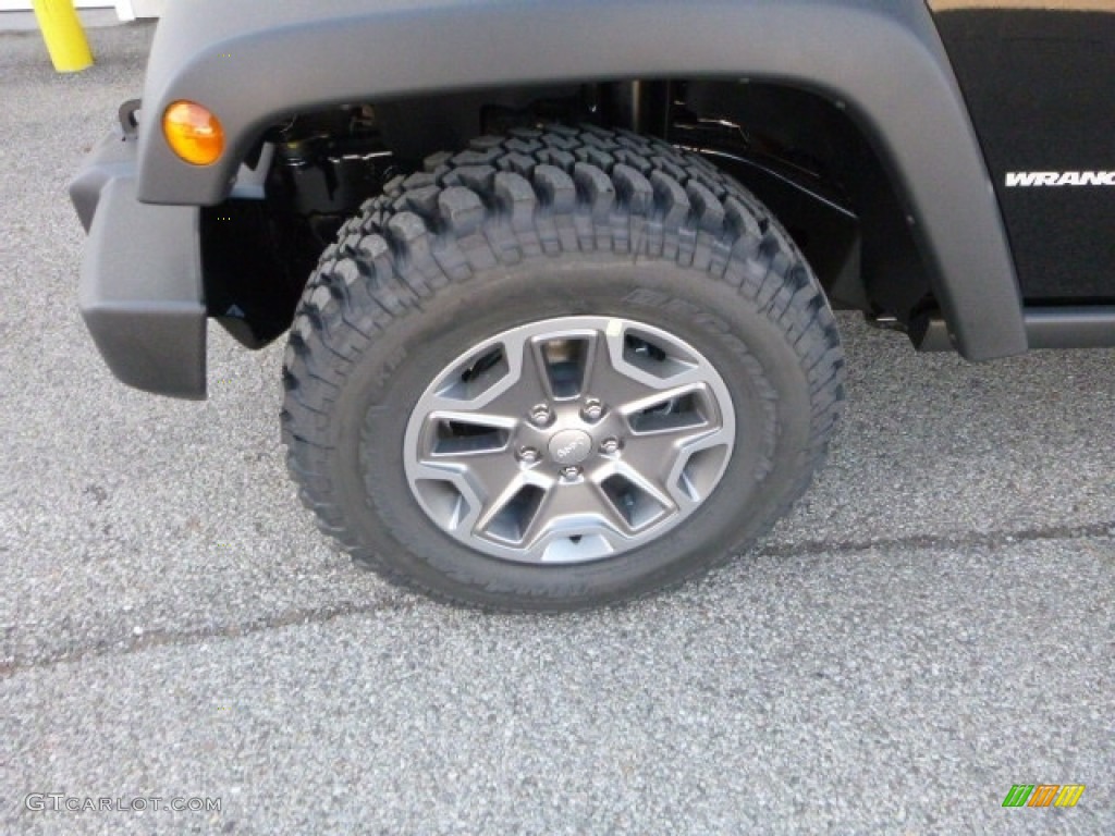 2017 Wrangler Rubicon 4x4 - Black / Black photo #2