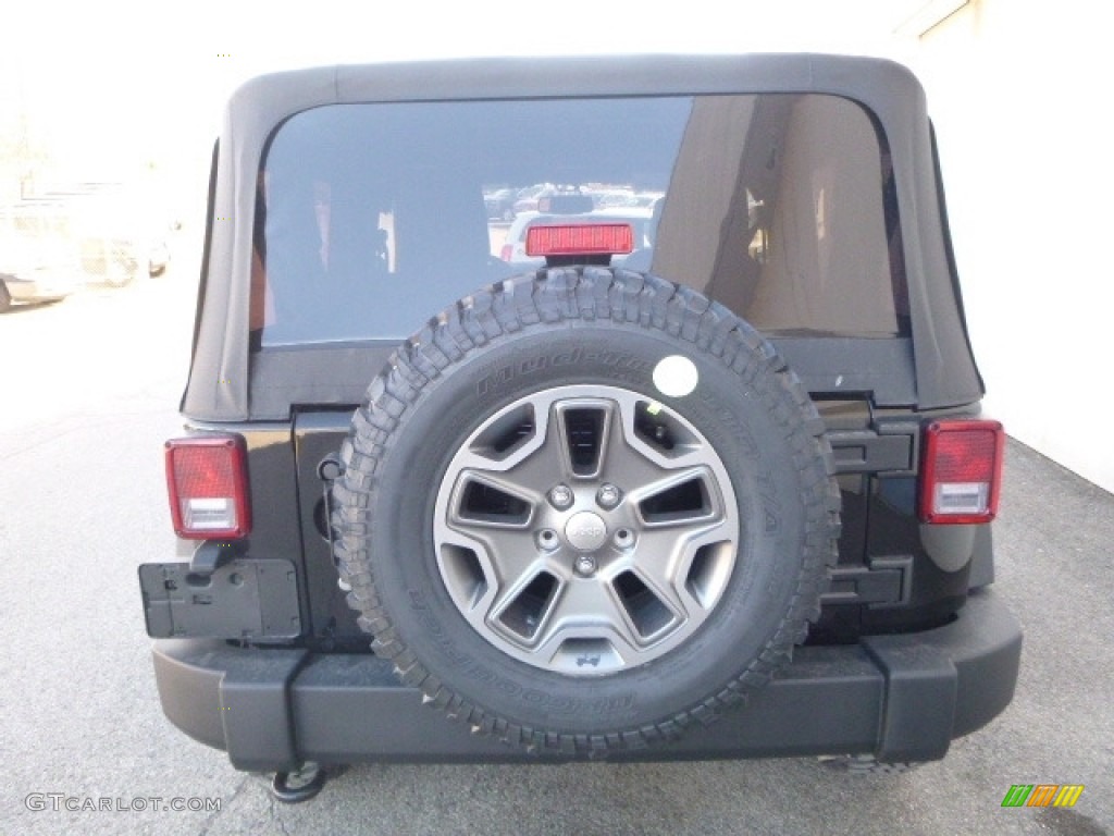 2017 Wrangler Rubicon 4x4 - Black / Black photo #5