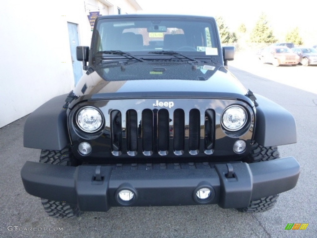 2017 Wrangler Rubicon 4x4 - Black / Black photo #8