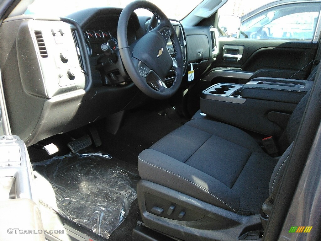 2017 Silverado 1500 LT Double Cab 4x4 - Pepperdust Metallic / Jet Black photo #3