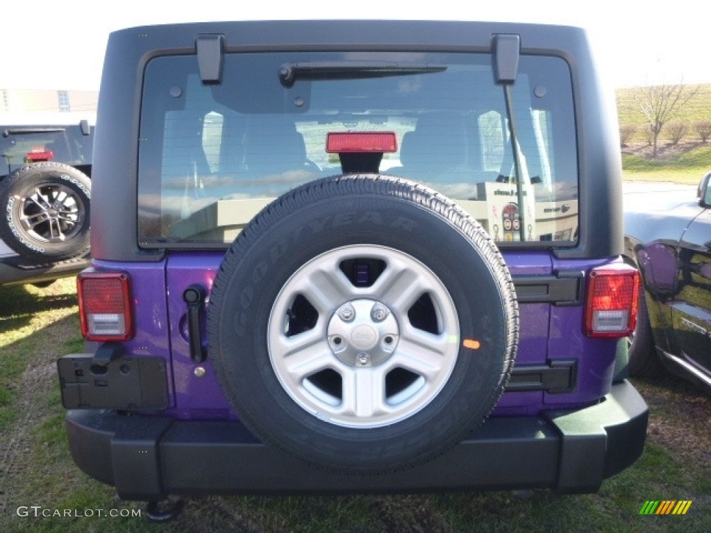 2017 Wrangler Unlimited Sport 4x4 - Extreme Purple / Black photo #4